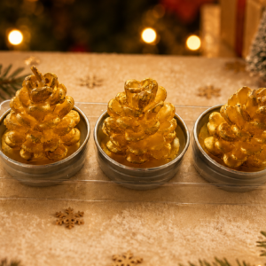 pinecone candles